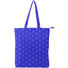 Blue-monday Double Zip Up Tote Bag by roseblue