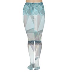 Winter Landscape Low Poly Polygons Tights by HermanTelo