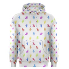 Multicolored Hands Silhouette Motif Design Men s Core Hoodie by dflcprintsclothing