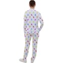 Multicolored Hands Silhouette Motif Design Casual Jacket and Pants Set View2