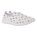 Multicolored Hands Silhouette Motif Design Women s Slip On Sneakers View3