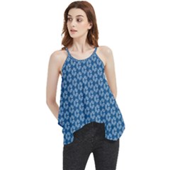 Classic Blue #4 Flowy Camisole Tank Top