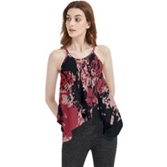 Samba & Rose Tan Flowy Camisole Tank Top