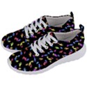 Multicolored Hands Silhouette Motif Design Men s Lightweight Sports Shoes View2