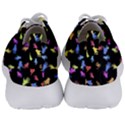 Multicolored Hands Silhouette Motif Design Men s Lightweight Sports Shoes View4