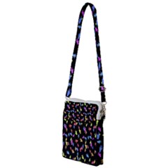 Multicolored Hands Silhouette Motif Design Multi Function Travel Bag by dflcprintsclothing