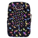 Multicolored Hands Silhouette Motif Design Belt Pouch Bag (Small) View2