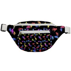 Multicolored Hands Silhouette Motif Design Fanny Pack by dflcprintsclothing