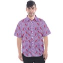 Tropical Flower Forest Of Ornate Colors Men s Short Sleeve Shirt View1