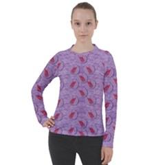 Tropical Flower Forest Of Ornate Colors Women s Pique Long Sleeve Tee