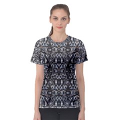 Modern Tribal Geometric Print Women s Sport Mesh Tee