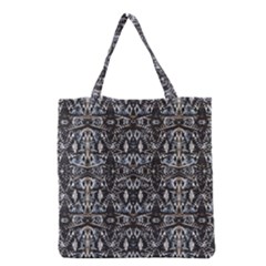 Modern Tribal Geometric Print Grocery Tote Bag by dflcprintsclothing