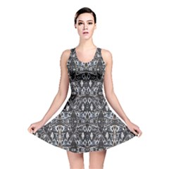 Modern Tribal Geometric Print Reversible Skater Dress by dflcprintsclothing