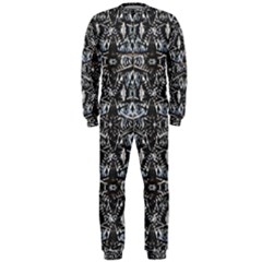 Modern Tribal Geometric Print Onepiece Jumpsuit (men)  by dflcprintsclothing