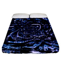 Fractal Madness Fitted Sheet (king Size)