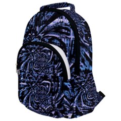 Fractal Madness Rounded Multi Pocket Backpack