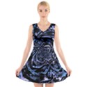 Fractal Madness V-Neck Sleeveless Dress View1