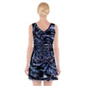 Fractal Madness V-Neck Sleeveless Dress View2