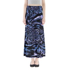 Fractal Madness Full Length Maxi Skirt