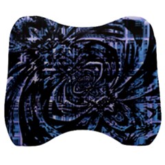 Fractal Madness Velour Head Support Cushion by MRNStudios