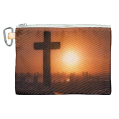 Cartagena De Indias Colombia, Aerial View Canvas Cosmetic Bag (xl) by dflcprintsclothing