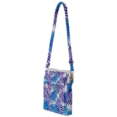 Blue Tropical Leaves Multi Function Travel Bag by goljakoff