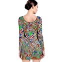 Pop Art - Spirals World 1 Long Sleeve Bodycon Dress View2