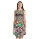 Pop Art - Spirals World 1 Sleeveless Chiffon Dress   View1