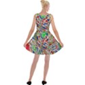 Pop Art - Spirals World 1 Velvet Skater Dress View2