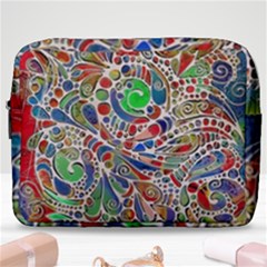 Pop Art - Spirals World 1 Make Up Pouch (large) by EDDArt