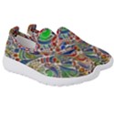 Pop Art - Spirals World 1 Kids  Slip On Sneakers View3