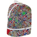 Pop Art - Spirals World 1 Zip Bottom Backpack View2