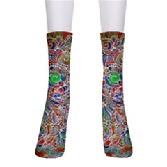 Pop Art - Spirals World 1 Men s Crew Socks by EDDArt