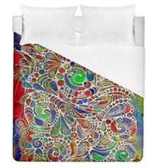 Pop Art - Spirals World 1 Duvet Cover (queen Size)