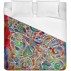 Pop Art - Spirals World 1 Duvet Cover (king Size) by EDDArt