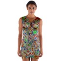 Pop Art - Spirals World 1 Wrap Front Bodycon Dress View1