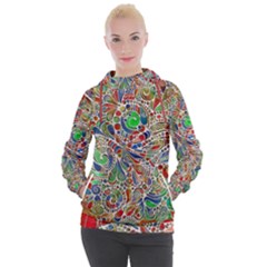 Pop Art - Spirals World 1 Women s Hooded Pullover