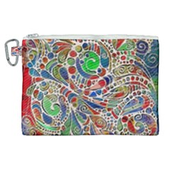 Pop Art - Spirals World 1 Canvas Cosmetic Bag (xl) by EDDArt