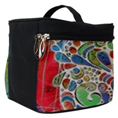 Pop Art - Spirals World 1 Make Up Travel Bag (small) by EDDArt