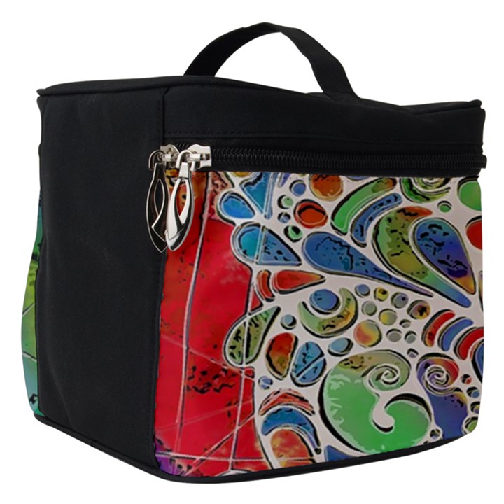 Pop Art - Spirals World 1 Make Up Travel Bag (Small)