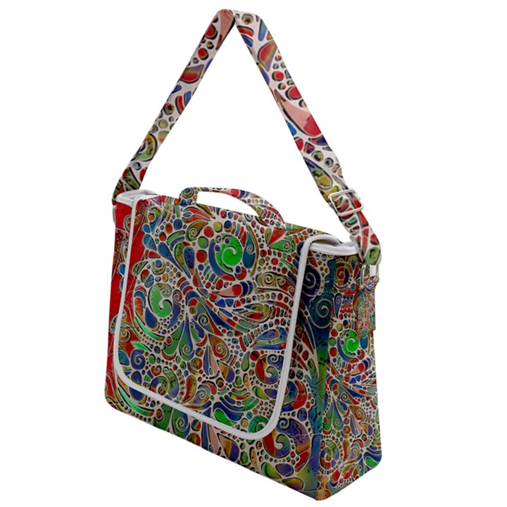 Pop Art - Spirals World 1 Box Up Messenger Bag