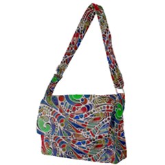 Pop Art - Spirals World 1 Full Print Messenger Bag (s) by EDDArt