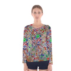 Pop Art - Spirals World 1 Women s Long Sleeve Tee