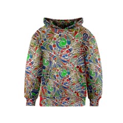 Pop Art - Spirals World 1 Kids  Pullover Hoodie