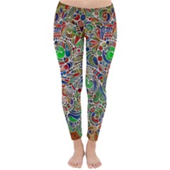 Pop Art - Spirals World 1 Classic Winter Leggings