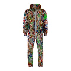 Pop Art - Spirals World 1 Hooded Jumpsuit (kids) by EDDArt