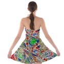 Pop Art - Spirals World 1 Strapless Bra Top Dress View2