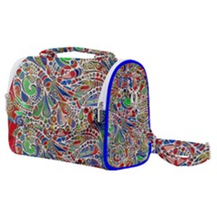 Pop Art - Spirals World 1 Satchel Shoulder Bag