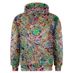 Pop Art - Spirals World 1 Men s Overhead Hoodie