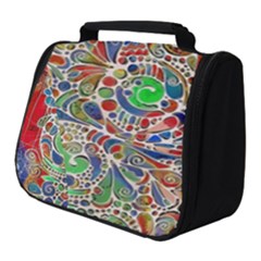 Pop Art - Spirals World 1 Full Print Travel Pouch (small) by EDDArt